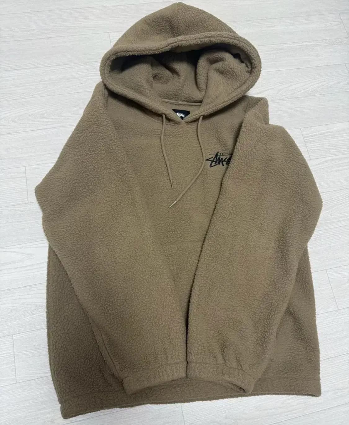 스투시 플리스 후드 xs 상품이미지2