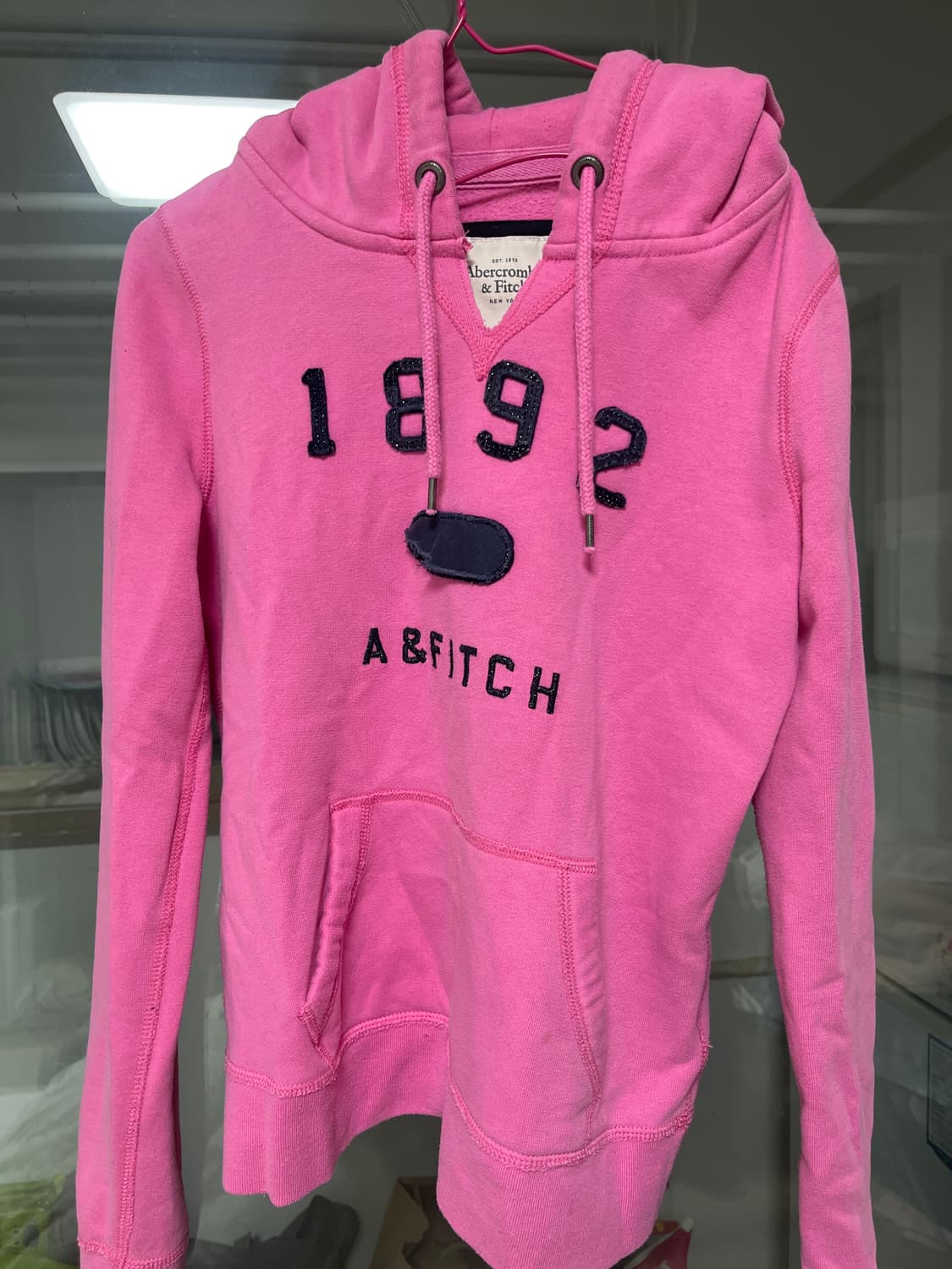 아베크롬비 핑크 후드티 상품이미지1