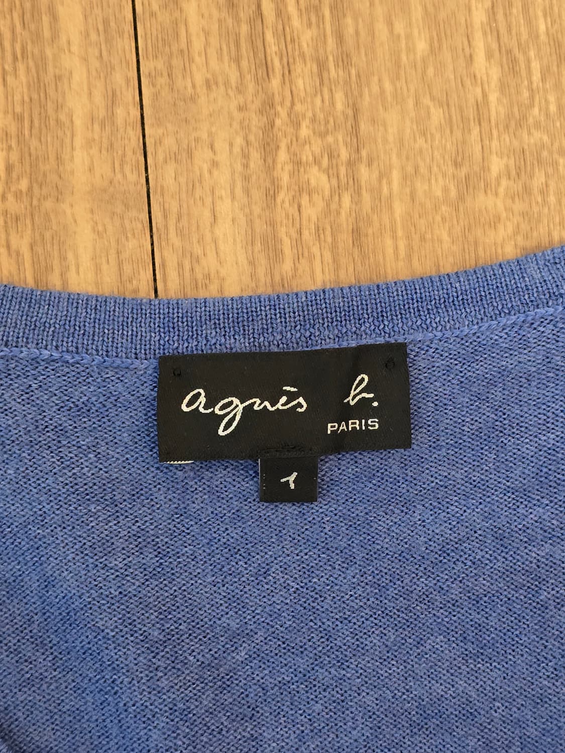 Agnes B 아네스베 버튼 숏 가디건 S 상품이미지4