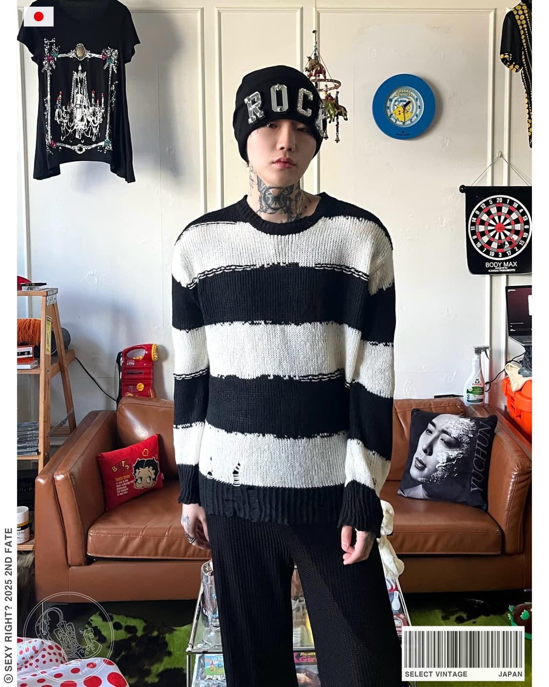 JPN Vintage Nirvana Destroyed Knit 상품이미지1