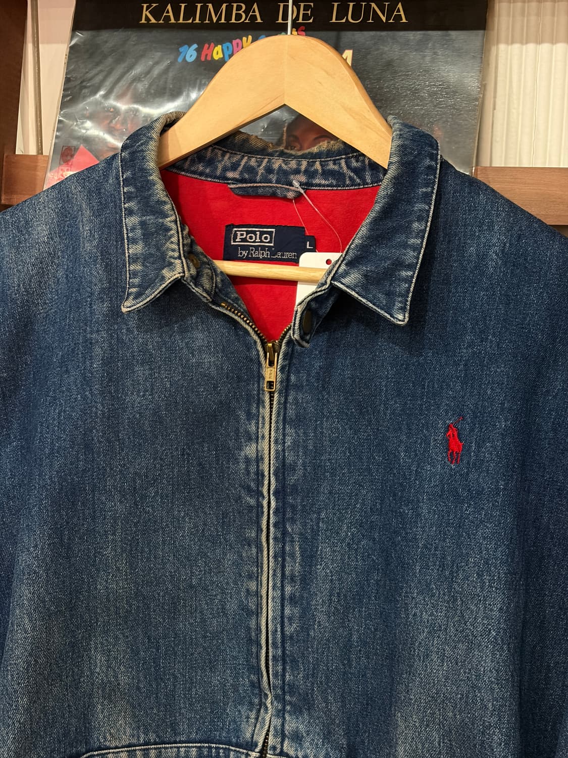 폴로 랄프로렌 데님 집업 자켓 L 상품이미지4