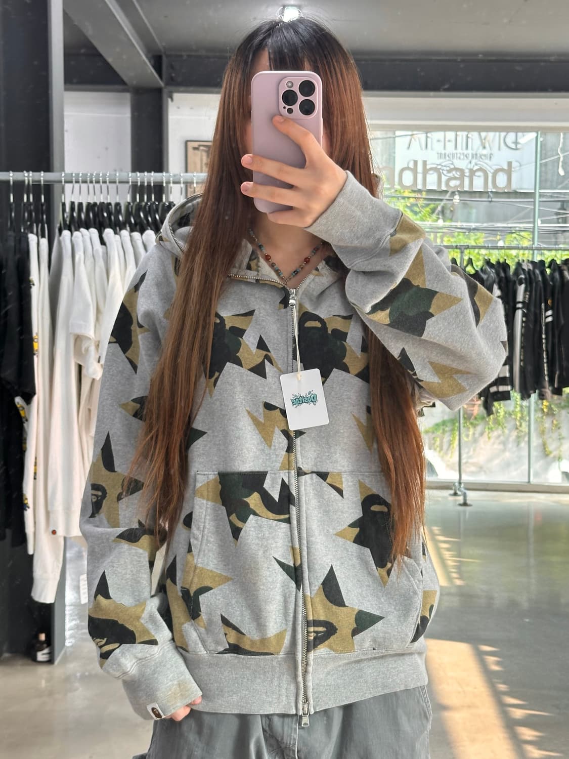 베이프 사루 스타카모 후드집업 상품이미지1