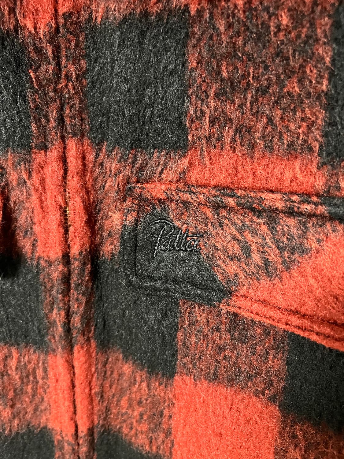 파타(Patta) 모헤어 체크 카 자켓/XL 상품이미지5