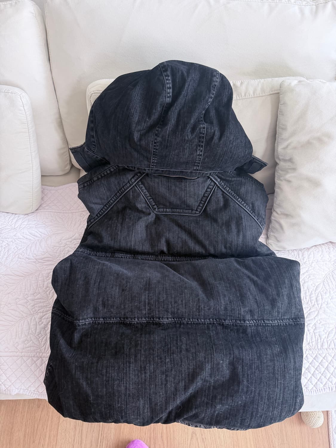 준지 벨벳 데님 베스트 상품이미지3