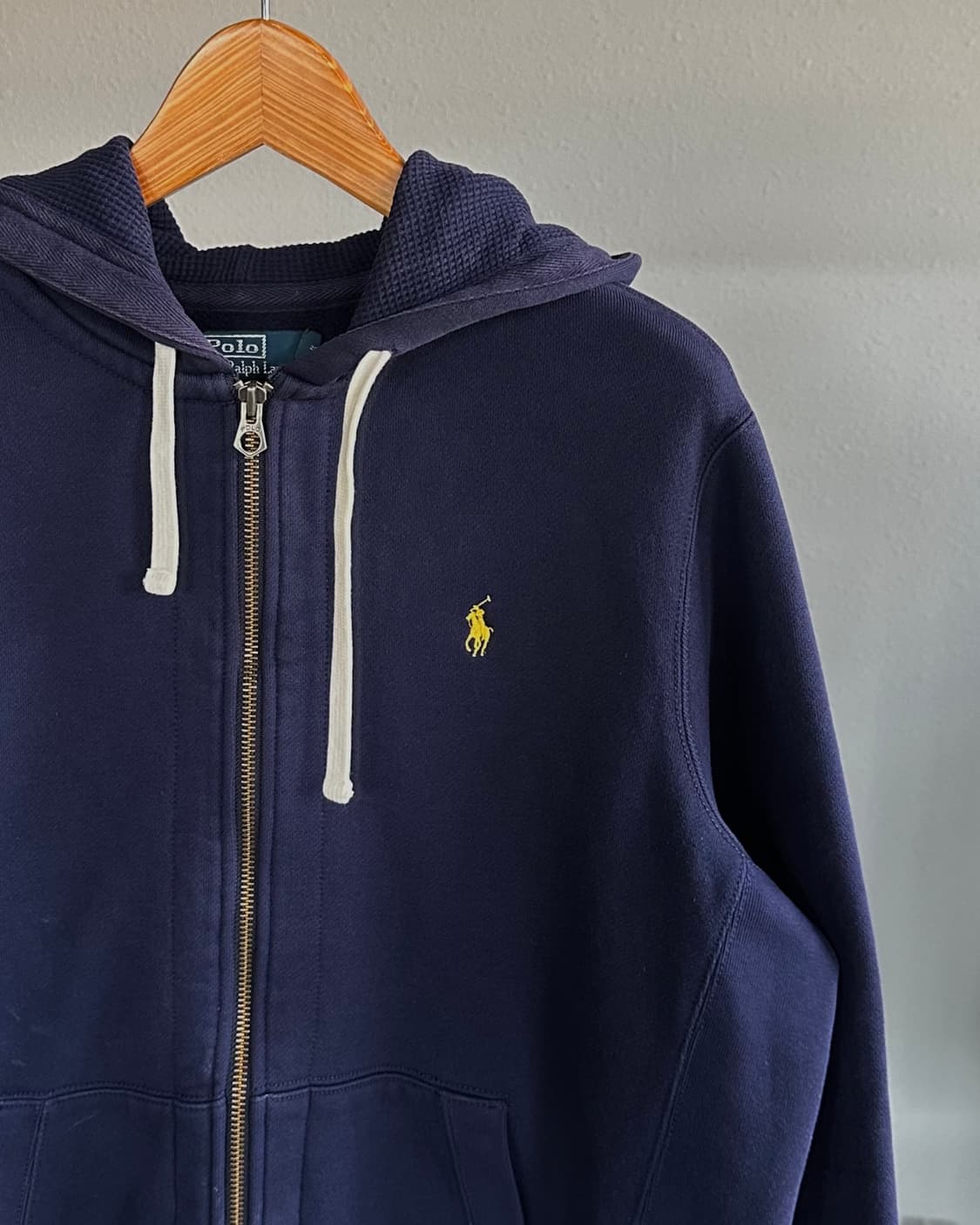 [L-XL]폴로 랄프로렌 네이비 기모 후드집업 상품이미지3