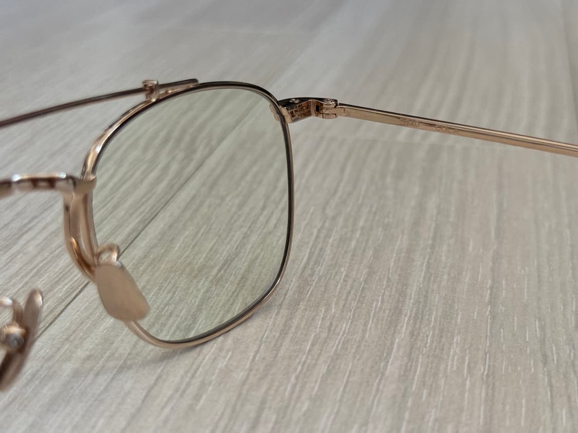 미스터젠틀맨 BRAD 투브릿지안경 col.A 유광골드 상품이미지3