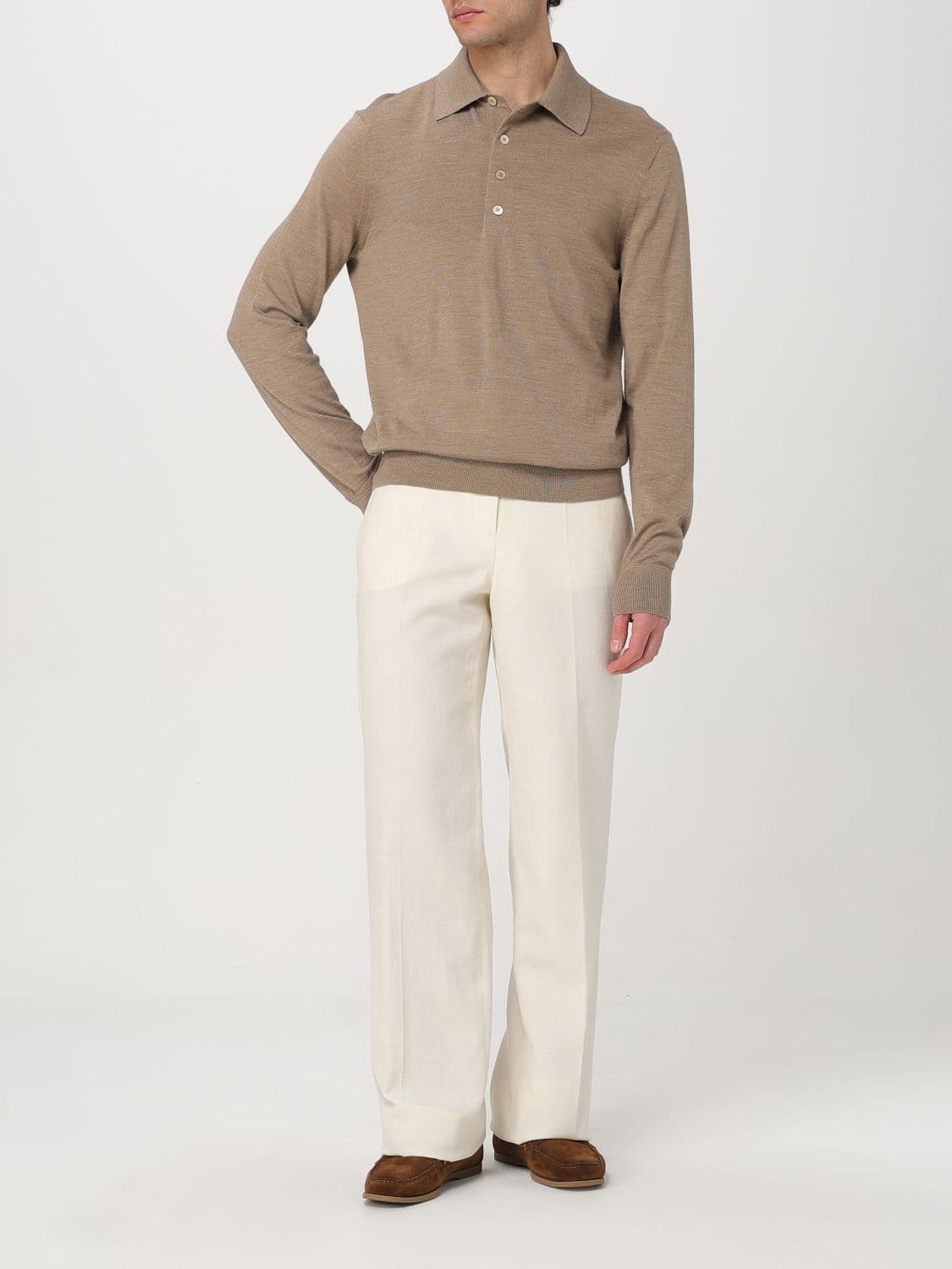 톰포드 캐시미어 실크 PK 카라 니트 상품이미지1