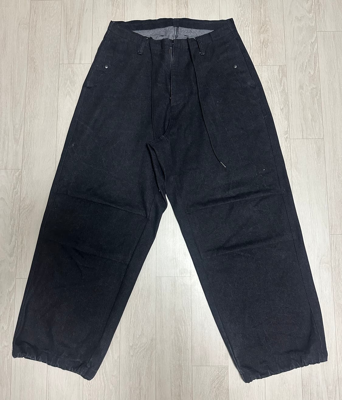 (2) 해칭룸 스노우진 워시드 블랙 상품이미지3