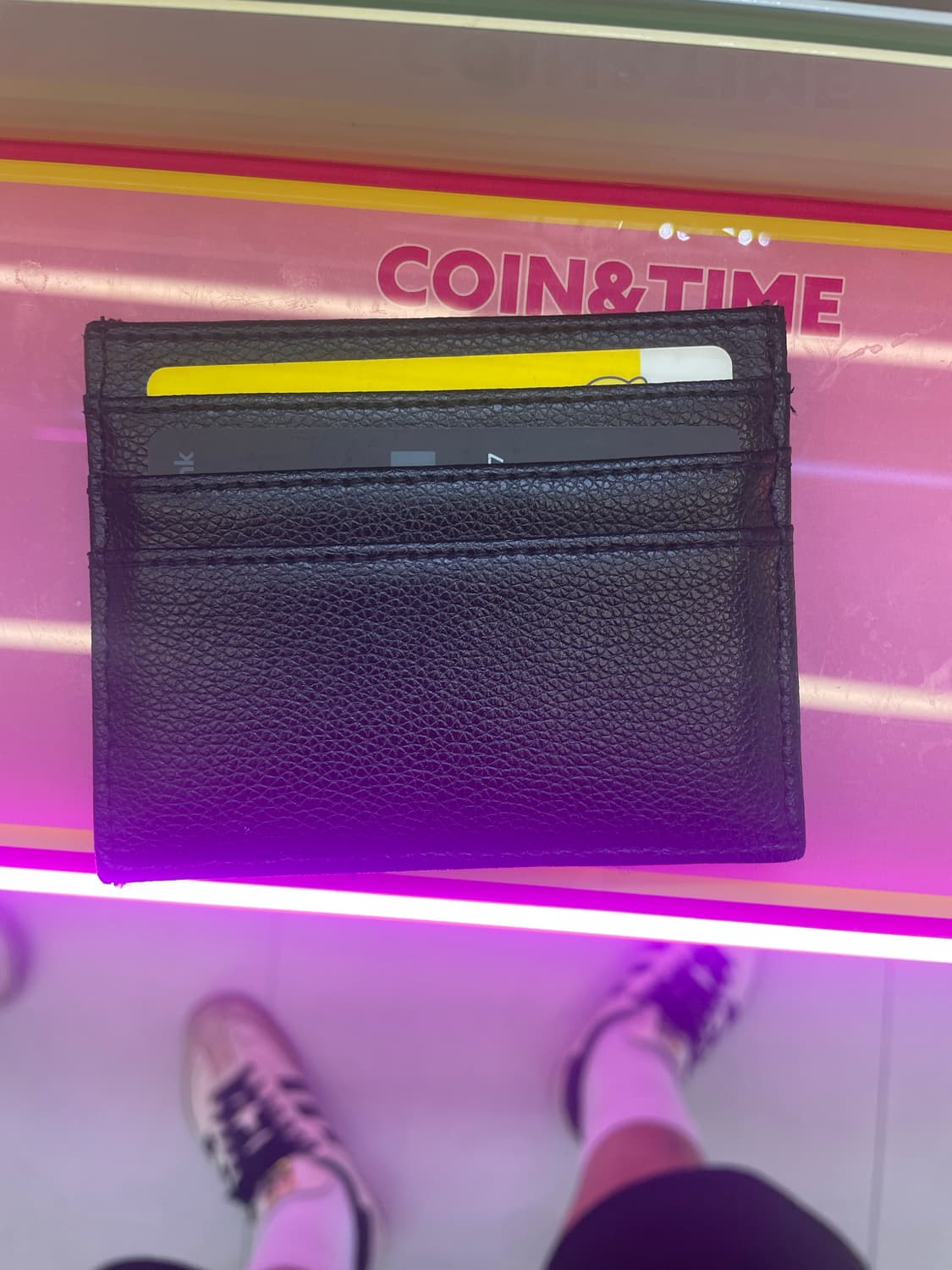 Dior Saddle Card Holder Black Grained Ca 상품이미지2