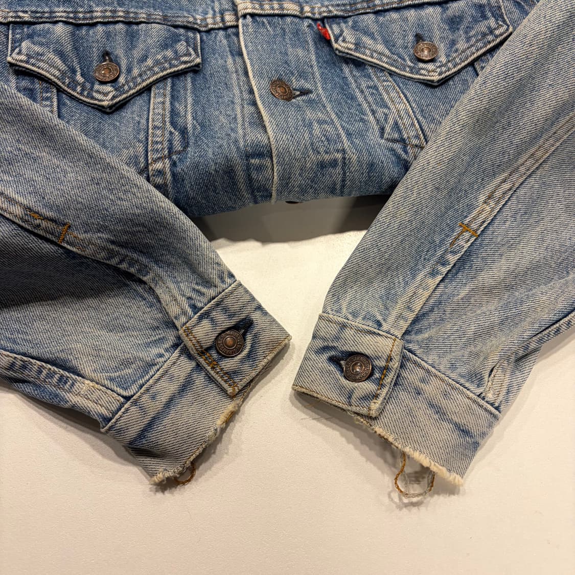 90s 리바이스 빈티지 데님 트러커 자켓 청자켓 B453 상품이미지7