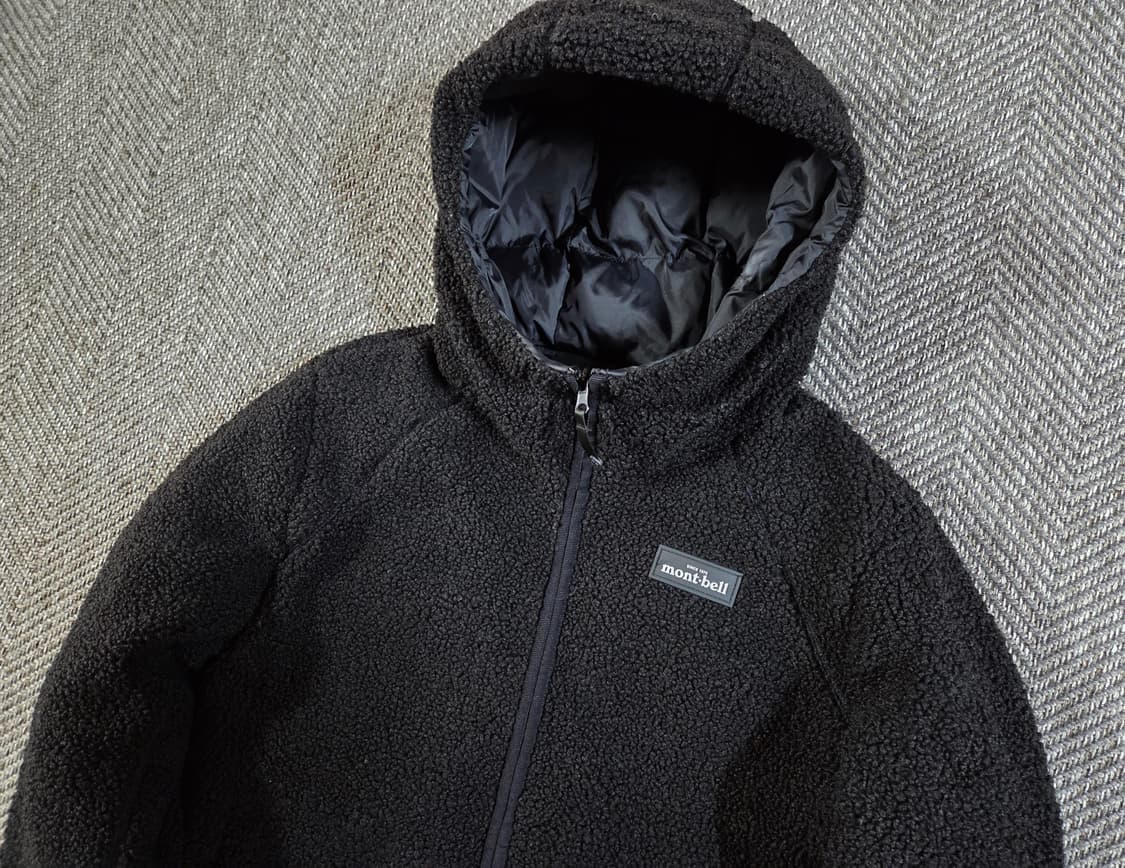몽벨 mont-bell 블랙 리버시블 패딩 상품이미지5