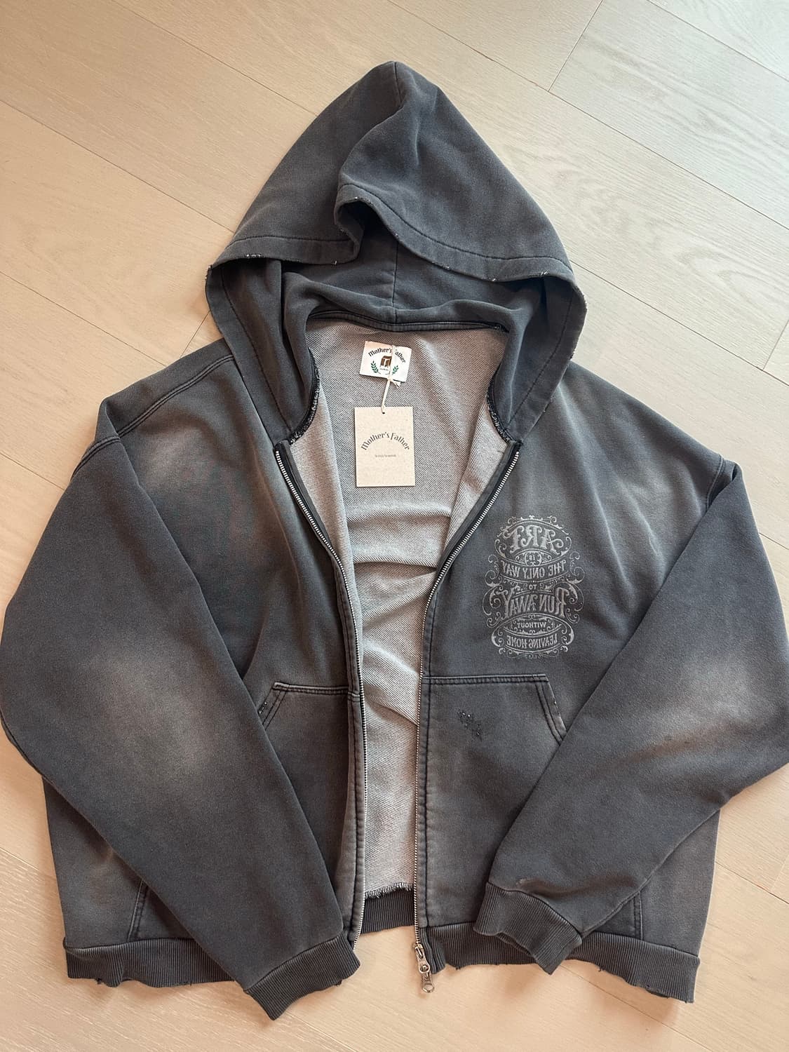 Mothers father 빈티지 후드집업 상품이미지1