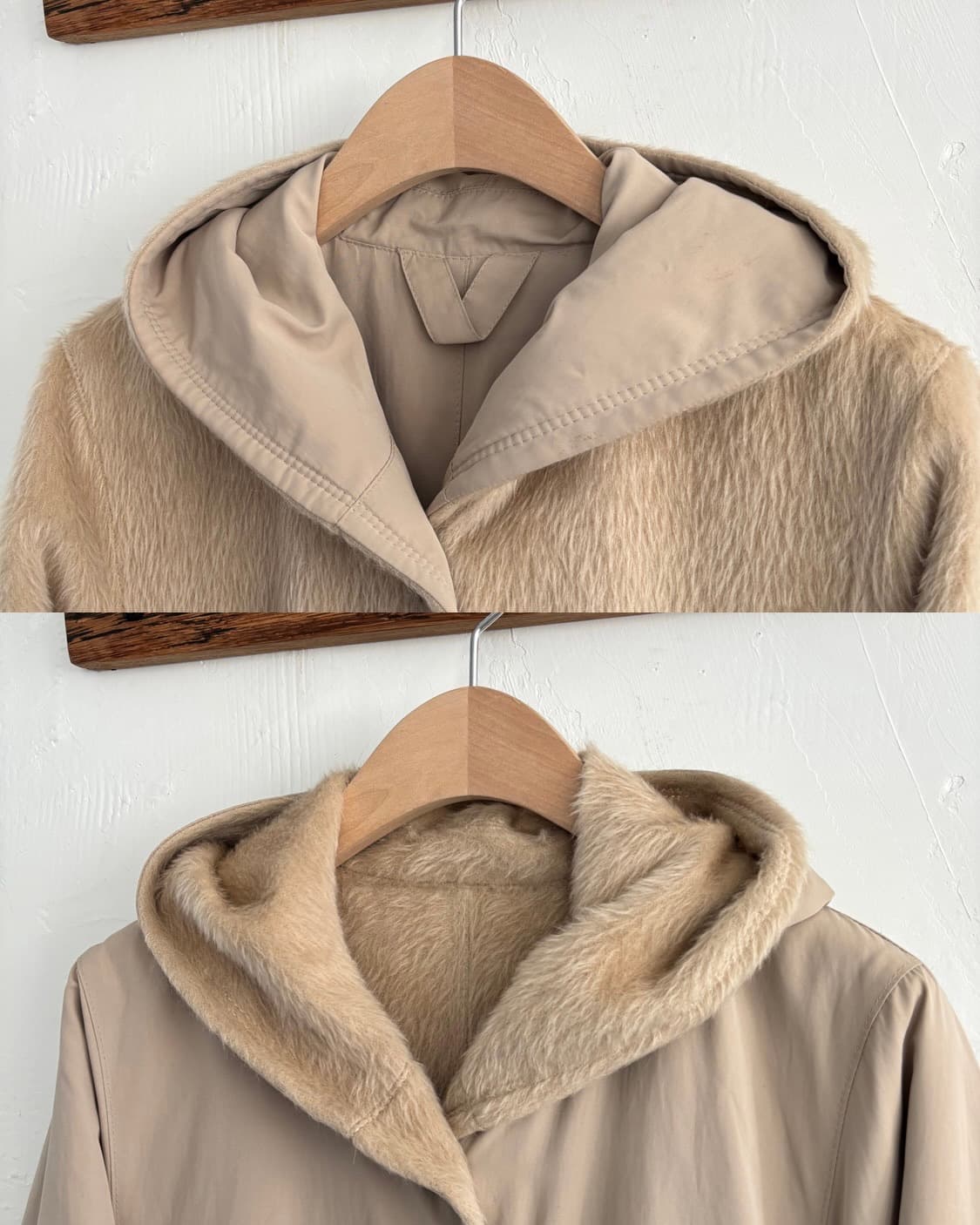 Max Mara 막스마라 리버시블 후드 코트  상품이미지6