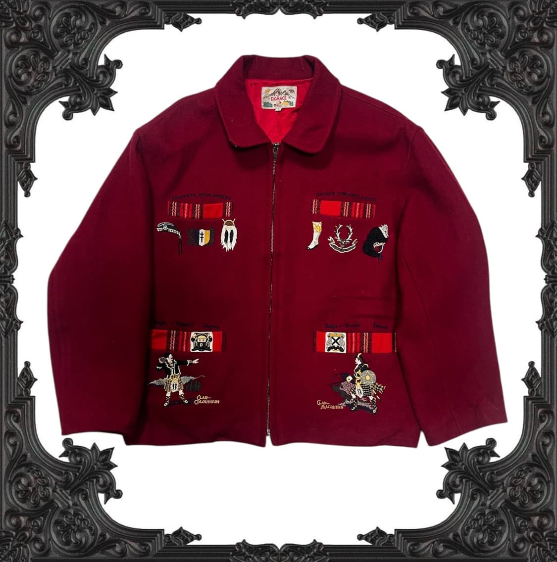 embroidered wool jacket 상품이미지1