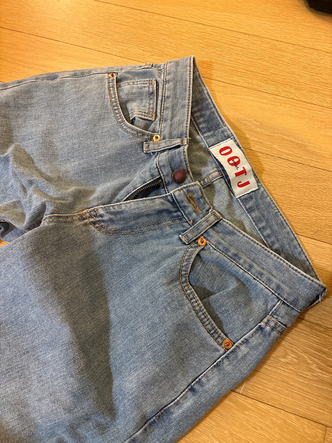 OOTJ 연청 로우라이즈 데님팬츠 상품이미지2