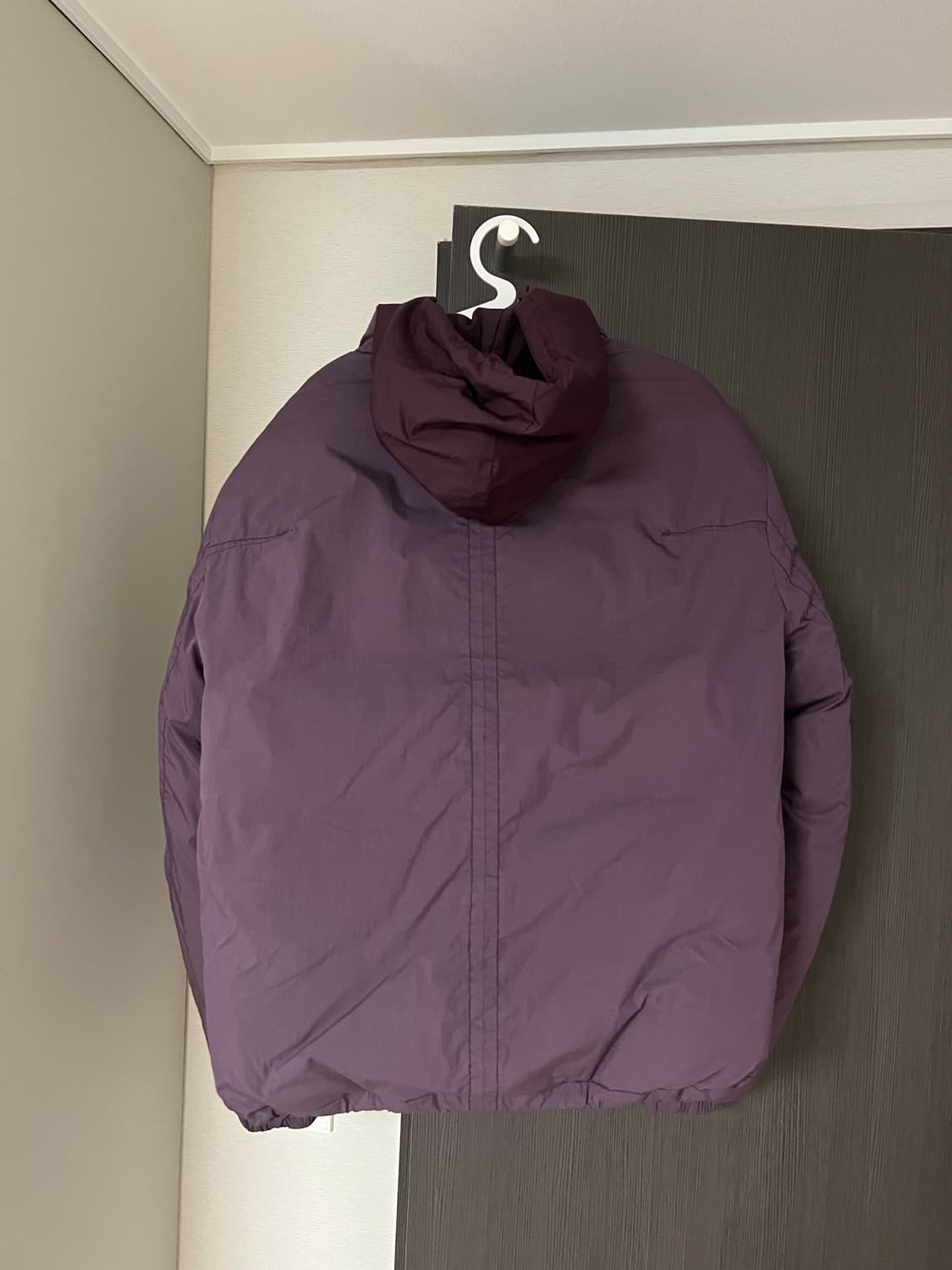 누마레 ee 슈렁큰 패딩 퍼플 m사이즈 상품이미지5
