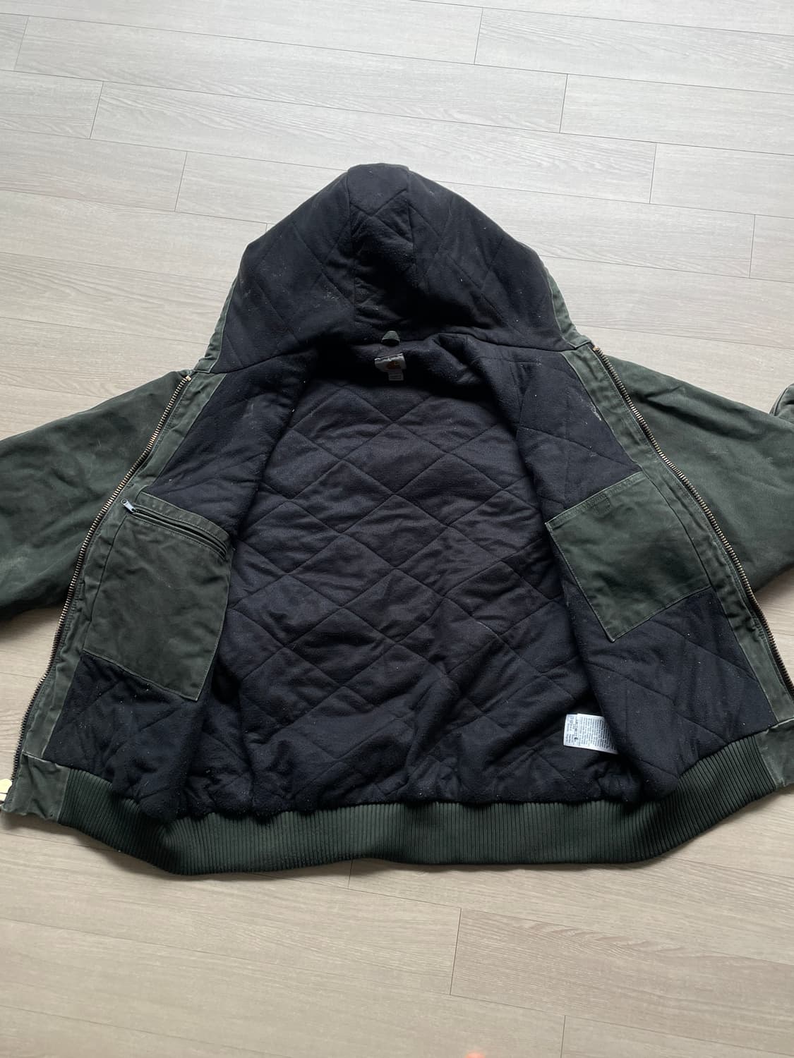 칼하트 j130 mos 모스 액티브 샌드스톤 빈티지 carhartt 상품이미지10