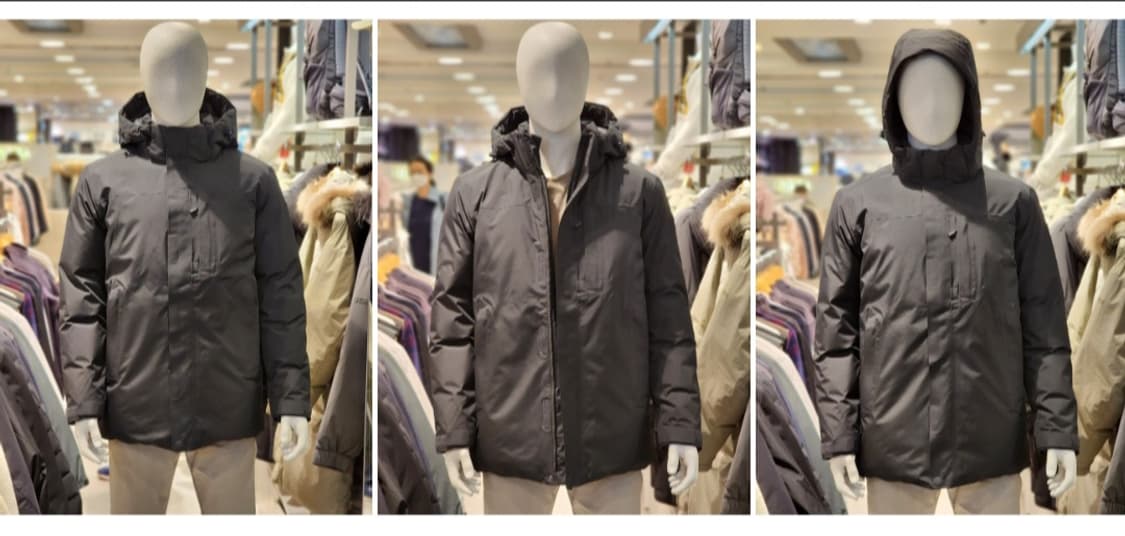 (새제품) K2 고어텍스 방수 패딩 구스다운 남성(블랙,차콜)95~115 상품이미지6