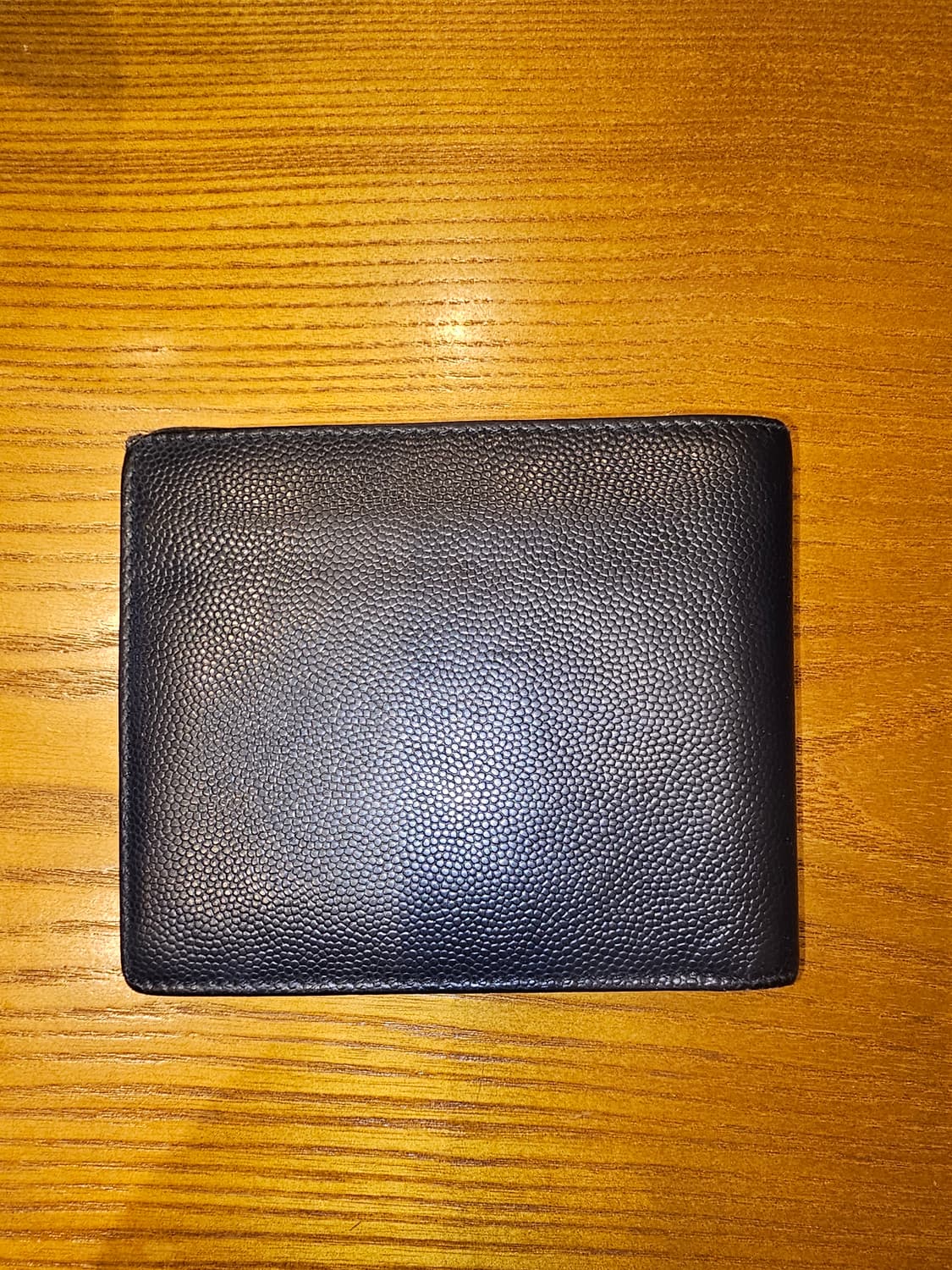 생로랑 블랙 레더 반지갑 상품이미지2