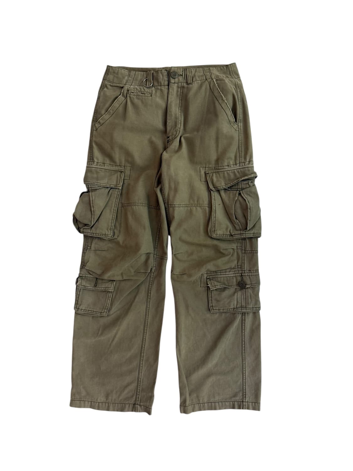 Soo 카키 카고팬츠 상품이미지5