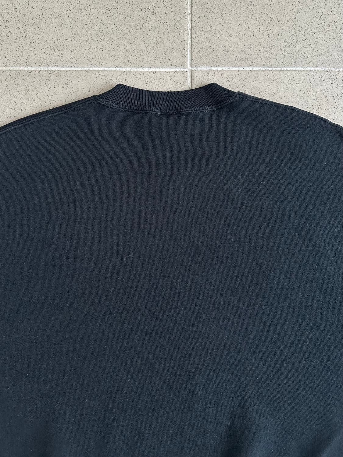 90s 빈티지 러셀 스웻셔츠 블랙 XL USA 상품이미지5