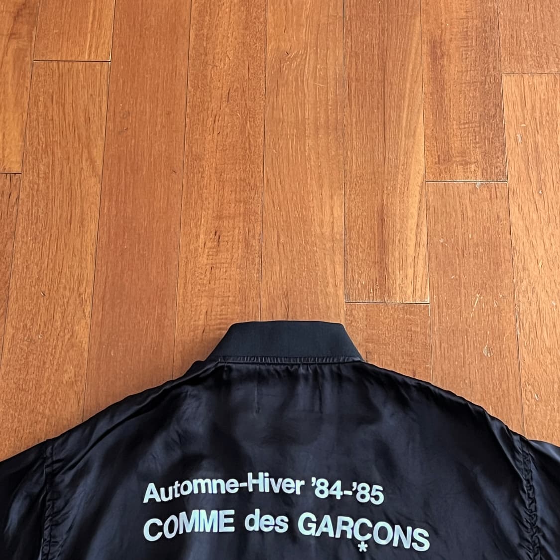 꼼데가르송 84-85 스태프 블루종/봄버 - 블랙 상품이미지3