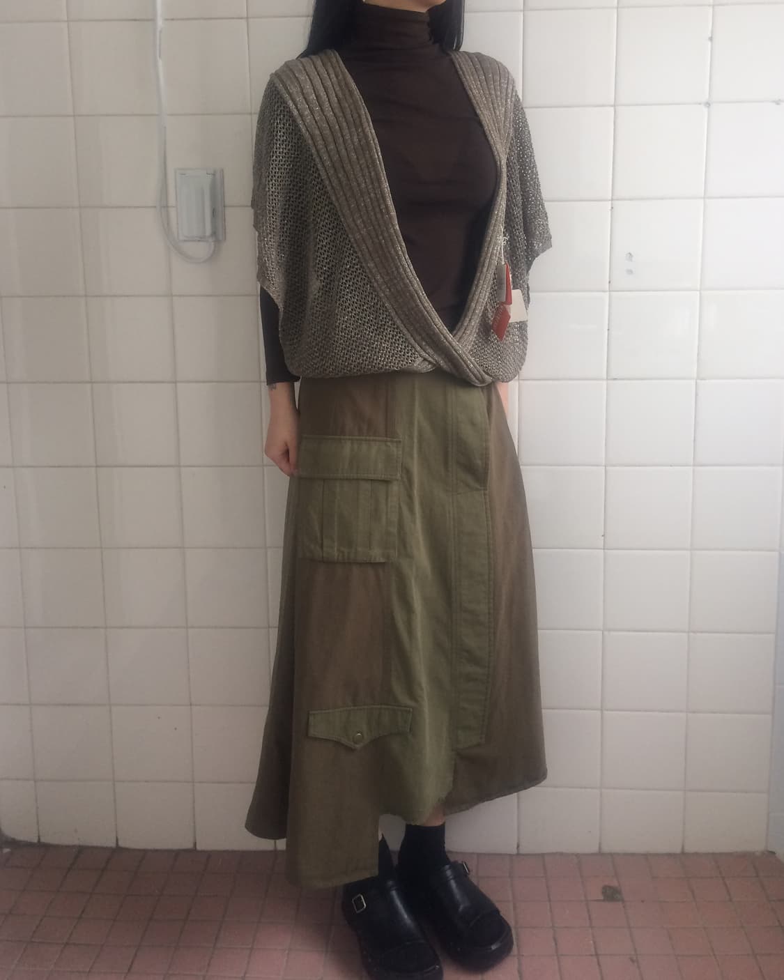 Glitter layered top 상품이미지4