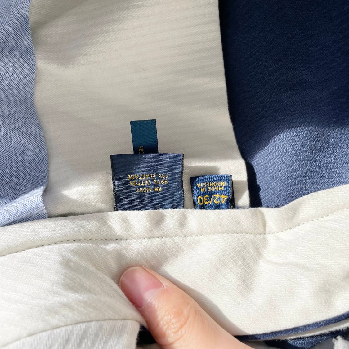 C1 폴로랄프로렌 네이비 클래식 핏 코듀로이 팬츠 38사이즈 상품이미지5