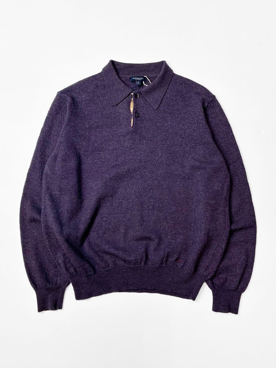 버버리 런던 00s 메리노울 카라 니트 PN5124 상품이미지1