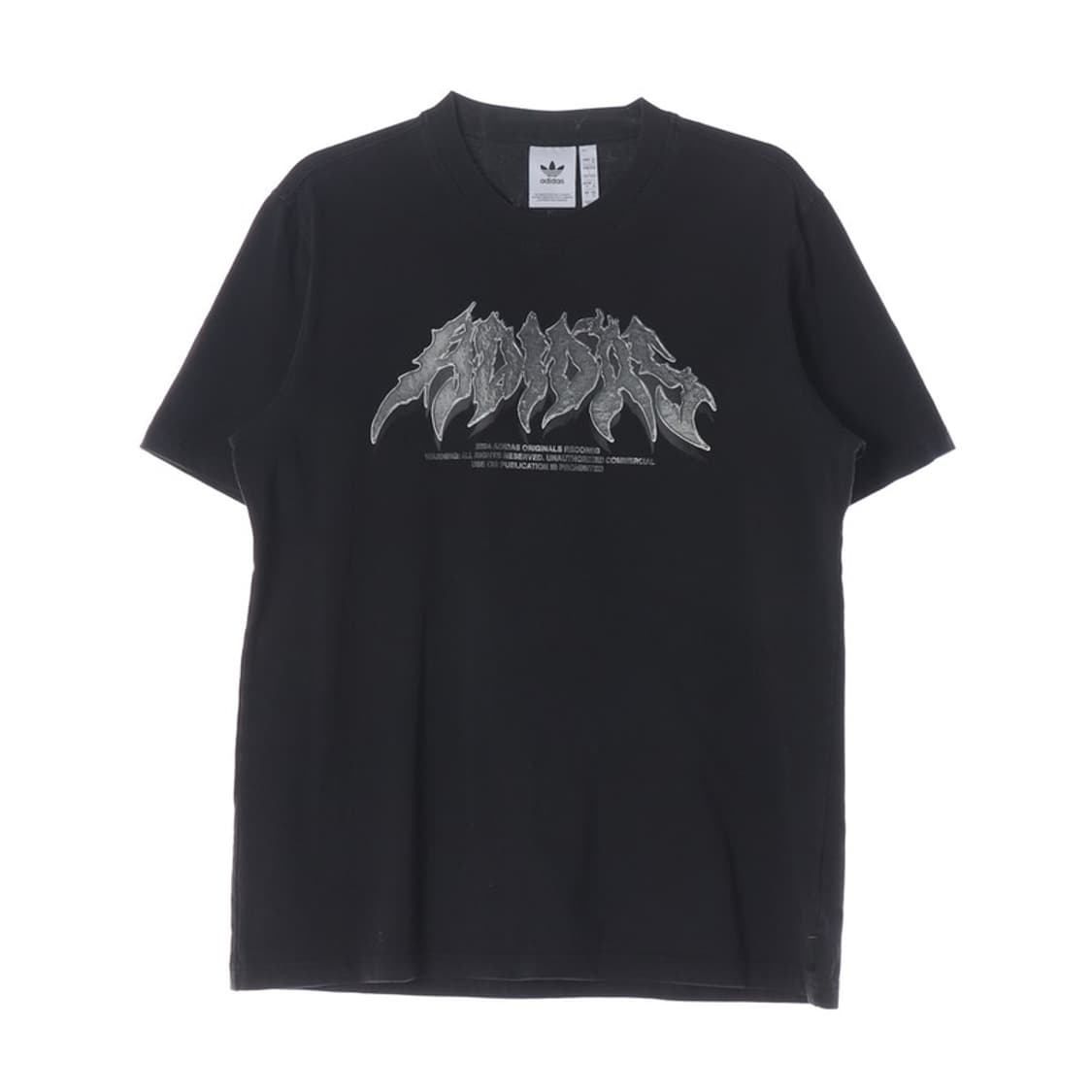 아디다스 록밴드 그래픽 프린팅 블랙 반팔티 L 상품이미지1