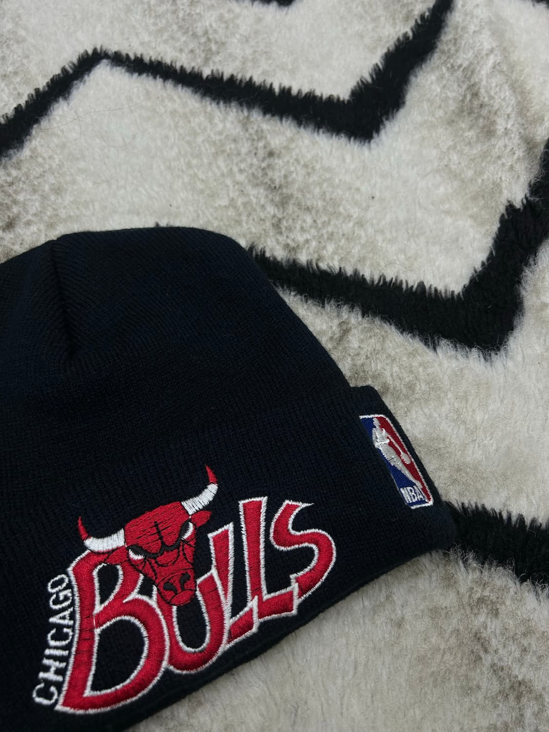 시카고불스 자수 비니/블랙 상품이미지1