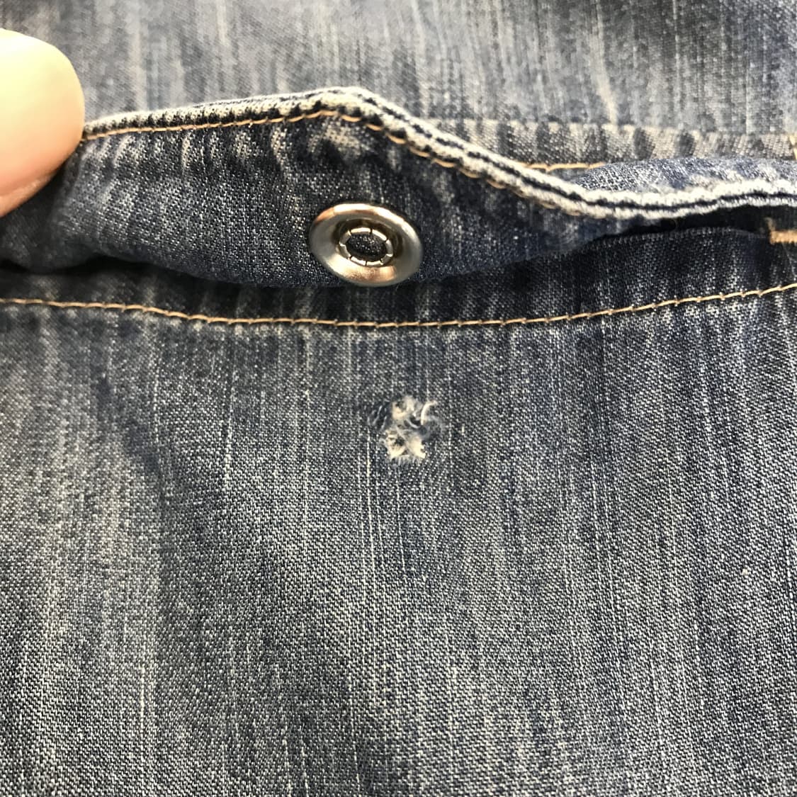 시스템 믹스매치레이어 웨스턴데님셔츠 [82-94-160] 상품이미지5