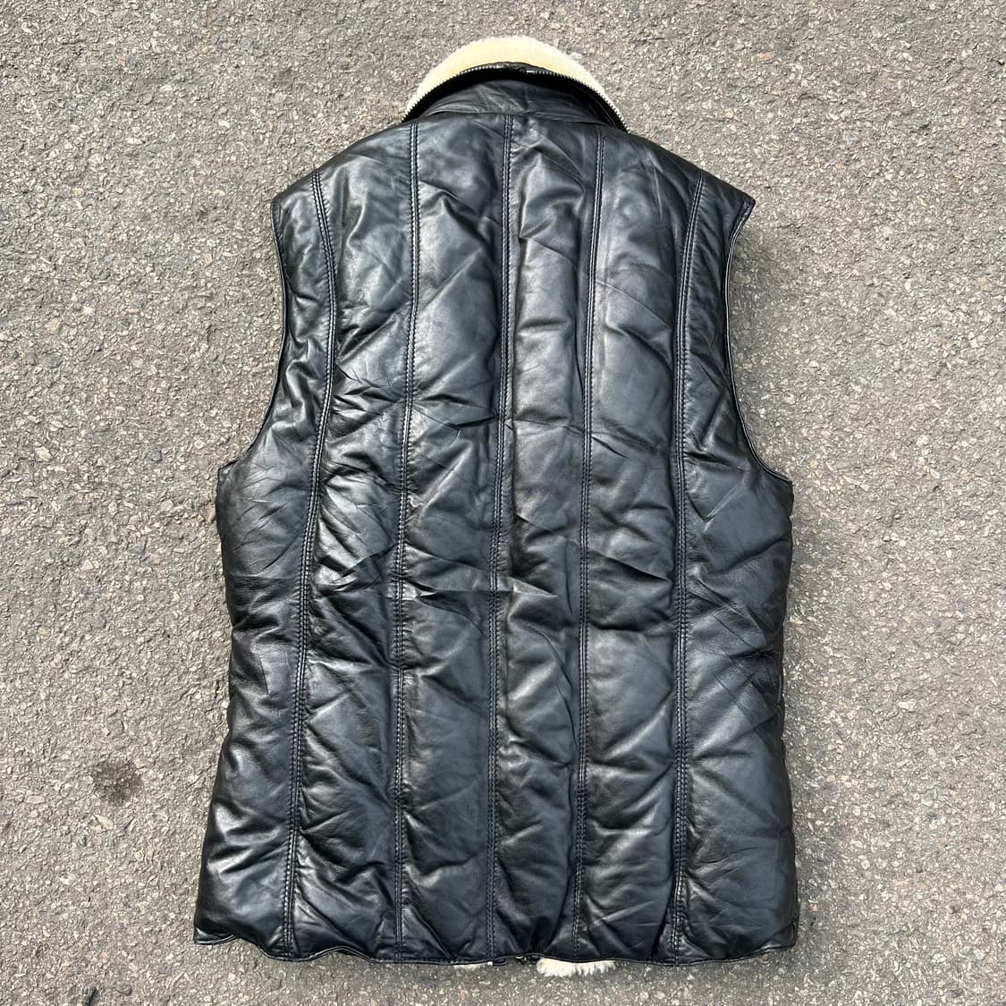 Shellac 쉽스킨 레더 패디드 베스트 상품이미지6