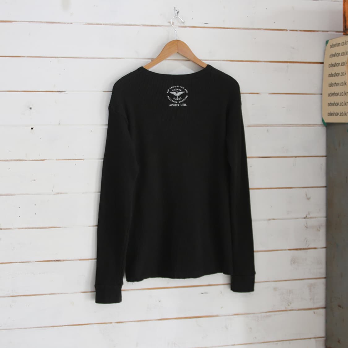 (착용컷) AVIREX 와플 티셔츠 (남성용 100) 상품이미지3