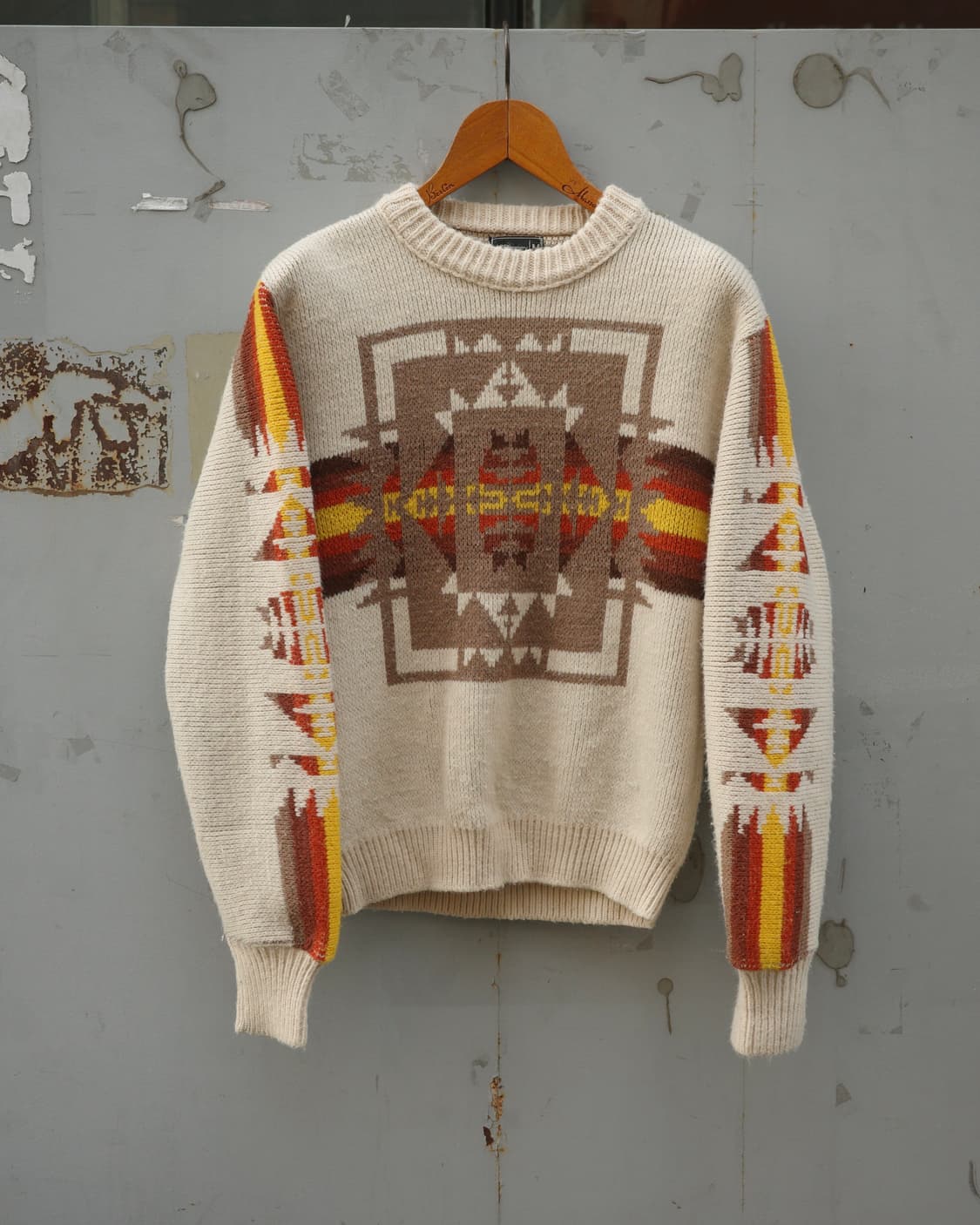 70s Jc penney 사우스웨스턴 패턴 니트 상품이미지1