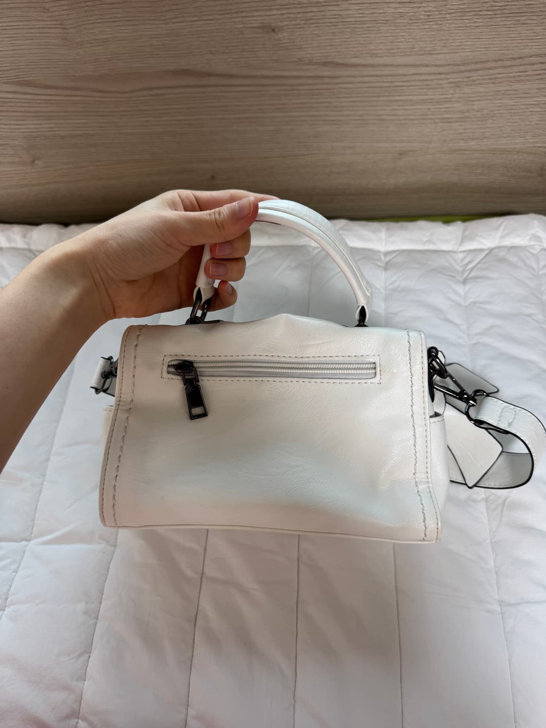 화이트 투웨이 숄더백 상품이미지2