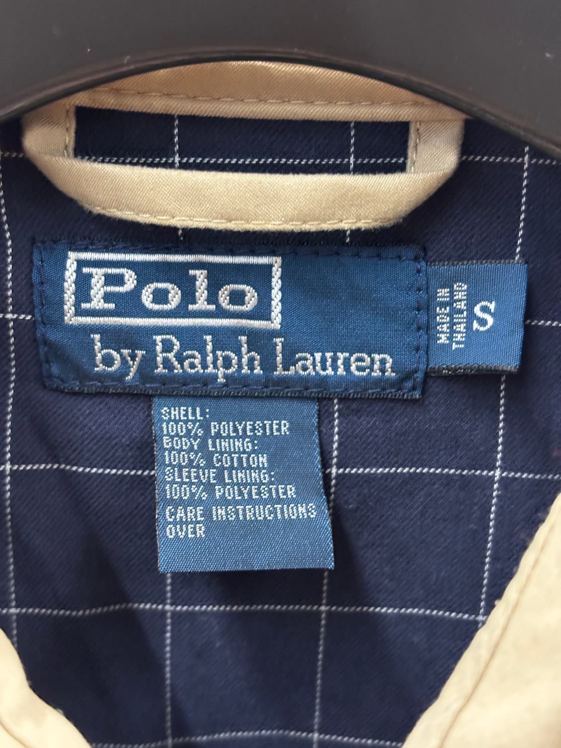 폴로 랄프로렌  베이지 폴리쉘 스윙톱 자켓 S 상품이미지4