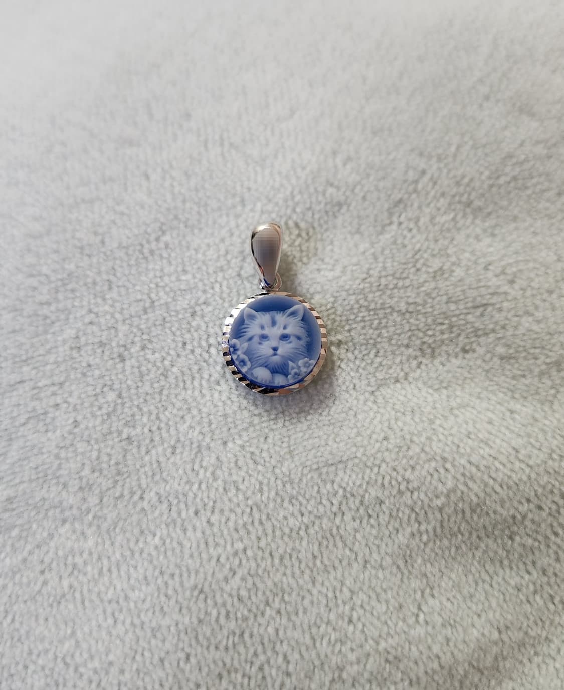 고양이 아게이트 카메오 펜던트, 반지 상품이미지2