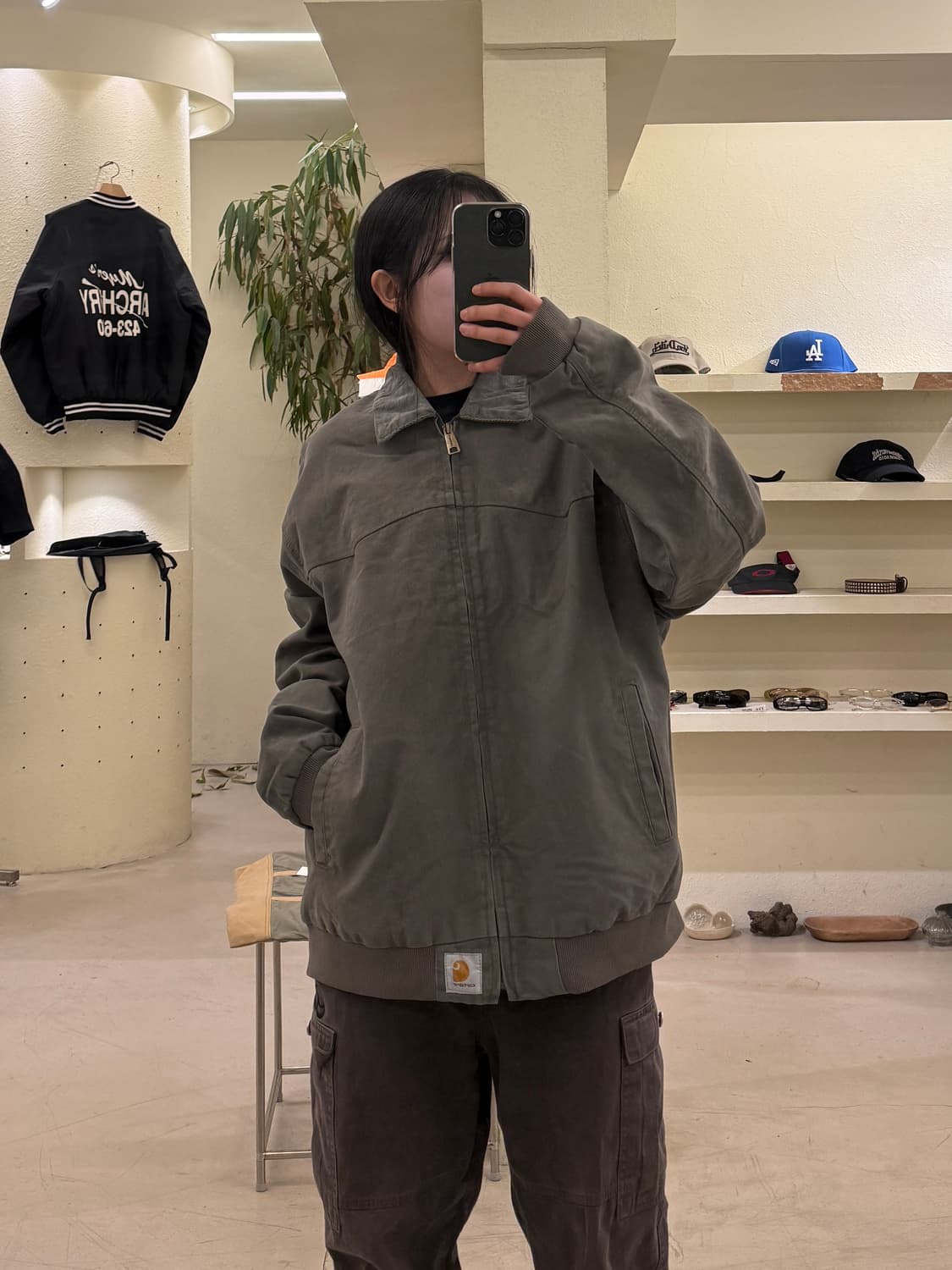 칼하트 산타페 그레이 워크 자켓 U572 상품이미지1