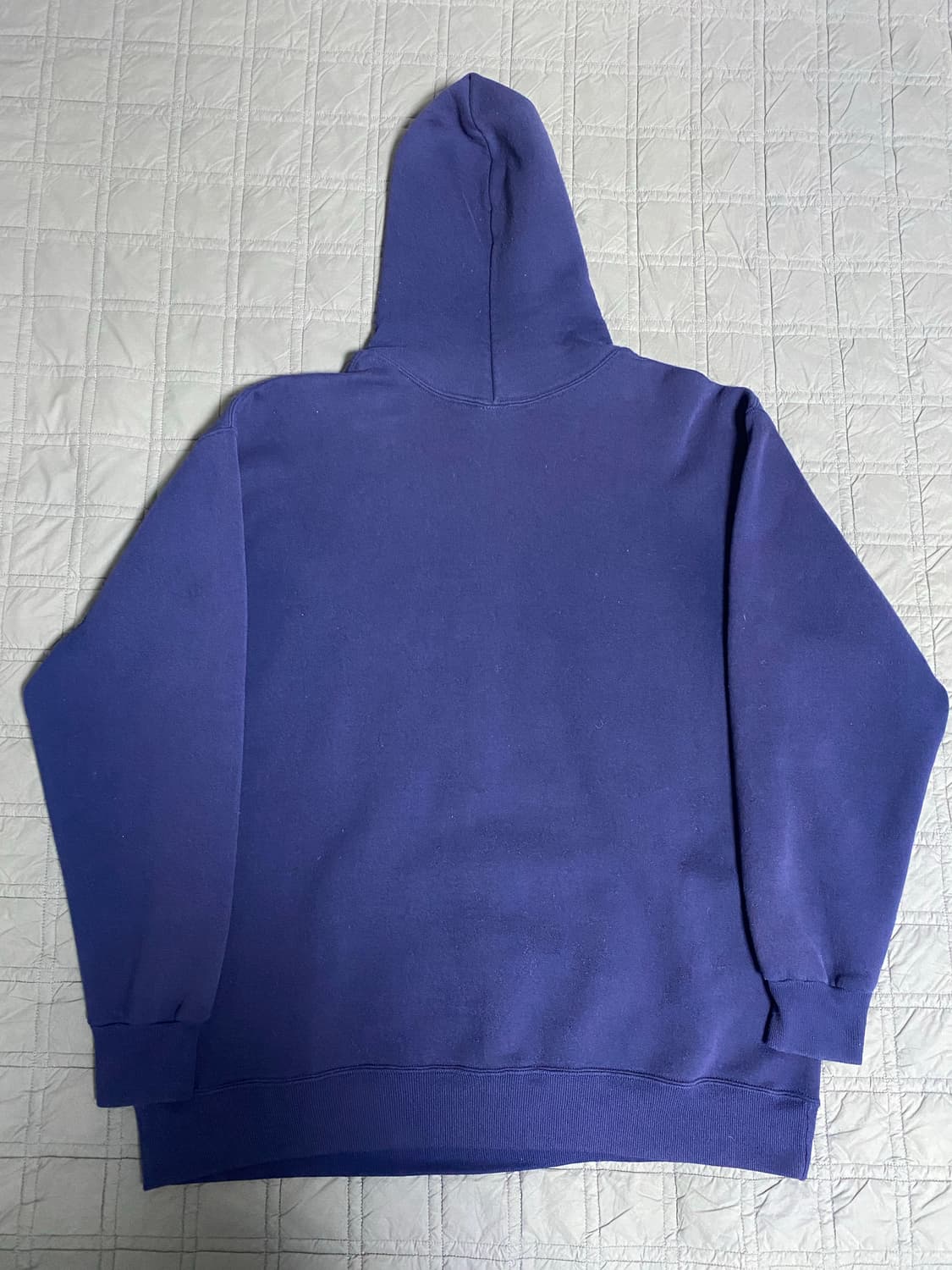 90s USA 빈티지 러셀 후드 네이비 블루 상품이미지2