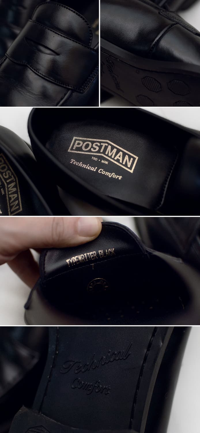 포스트맨 타이프라이터 블랙 페니로퍼 (7 / 255-260) 상품이미지10