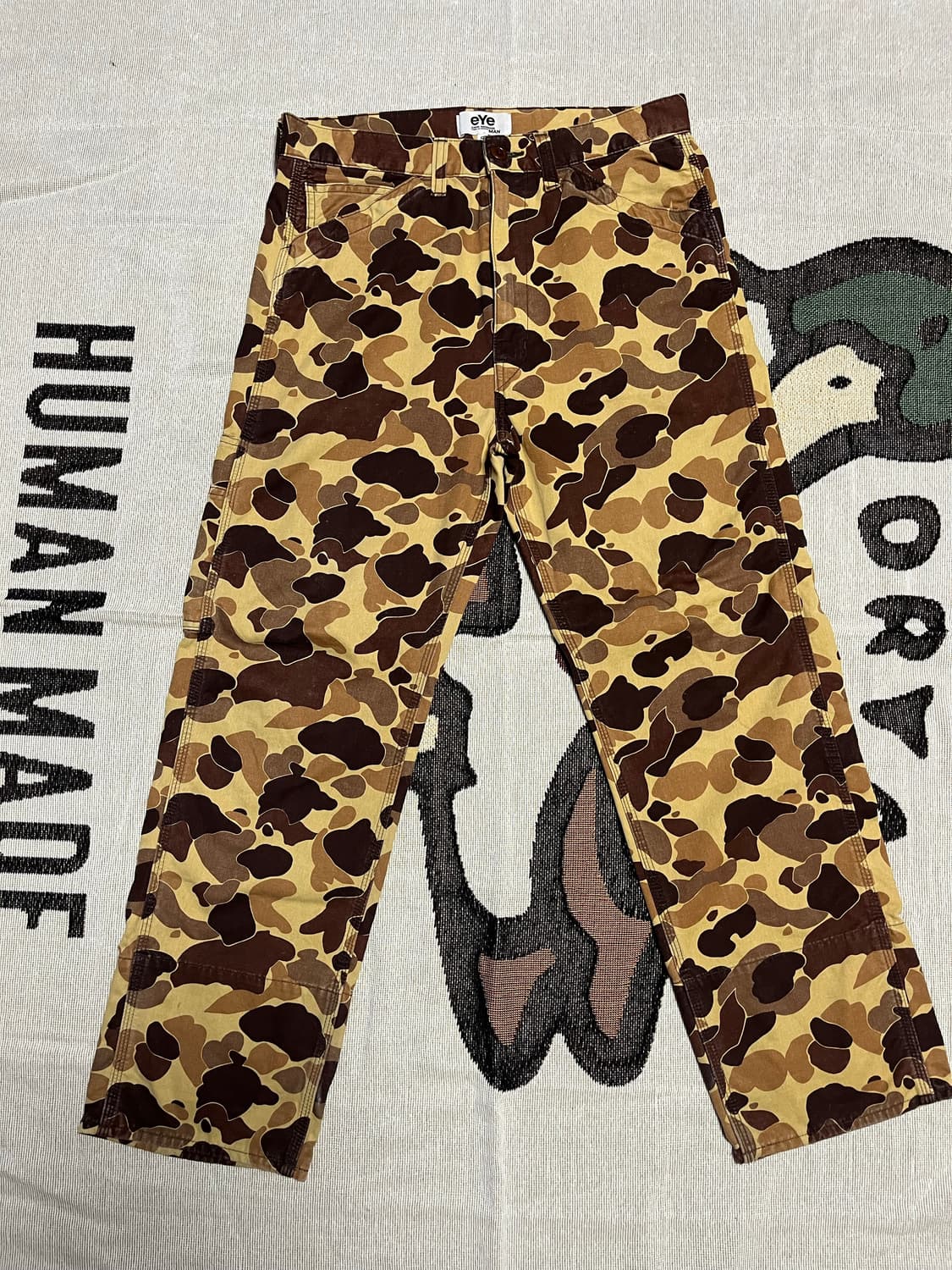 준야와타나베 꼼데가르송 디키즈 카모팬츠 S 상품이미지1