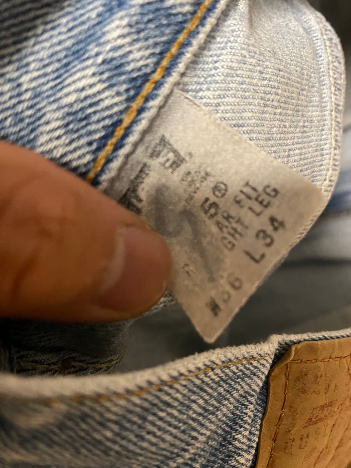 빈티지 90~00s 리바이스 505 36/34 상품이미지3
