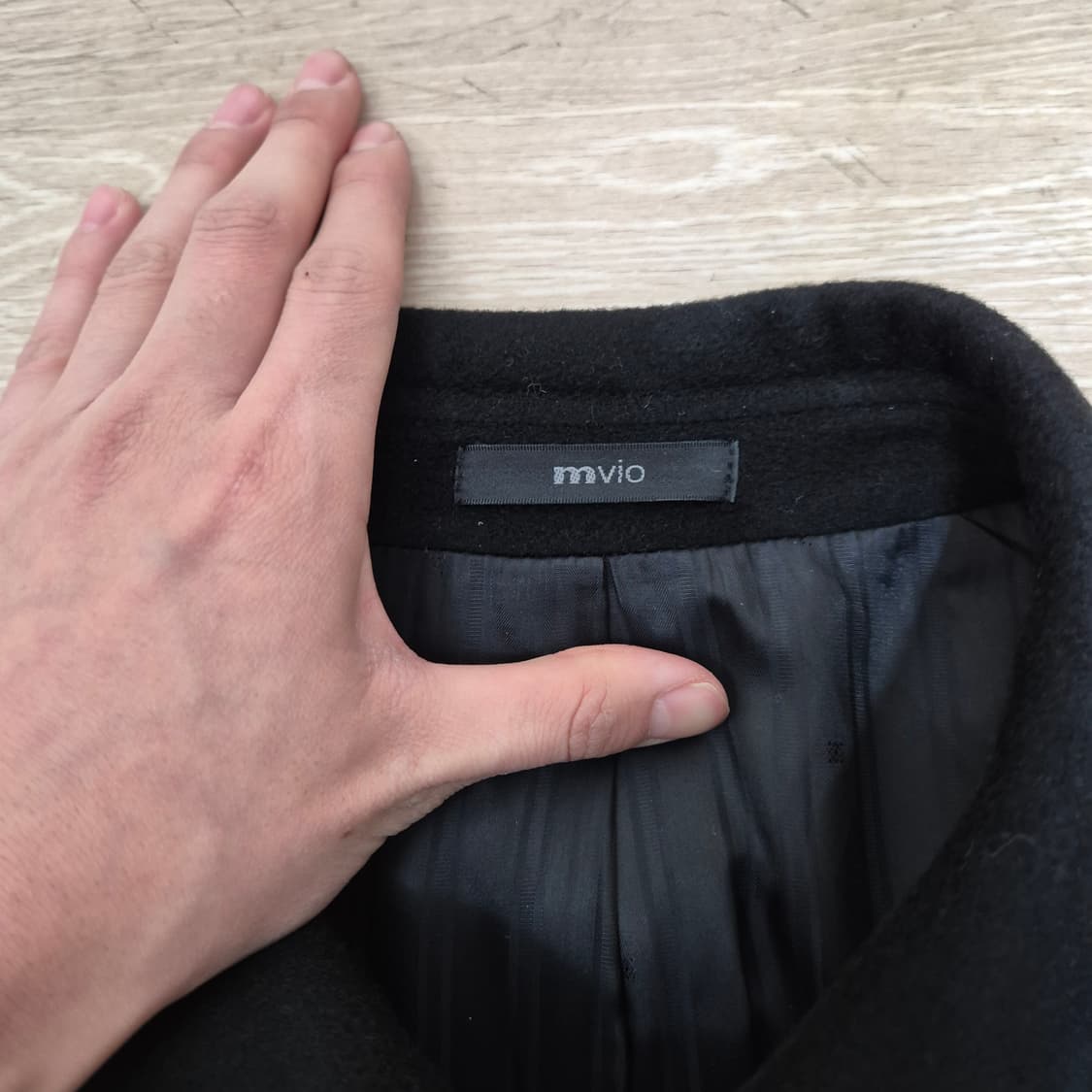 엠비오 남성 모직 캐시미어 싱글 맥코트 M(95) 상품이미지4