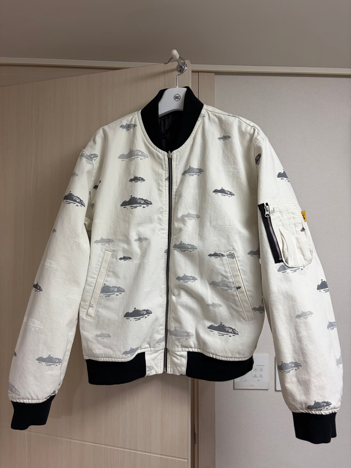 코르테이즈 리버시블 퀼팅 봄버 자켓 XL 상품이미지3