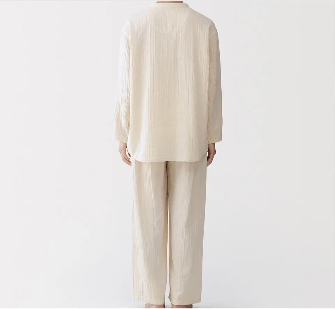 <새상품>무인양품 가제 긴소매 파자마 잠옷 상품이미지9