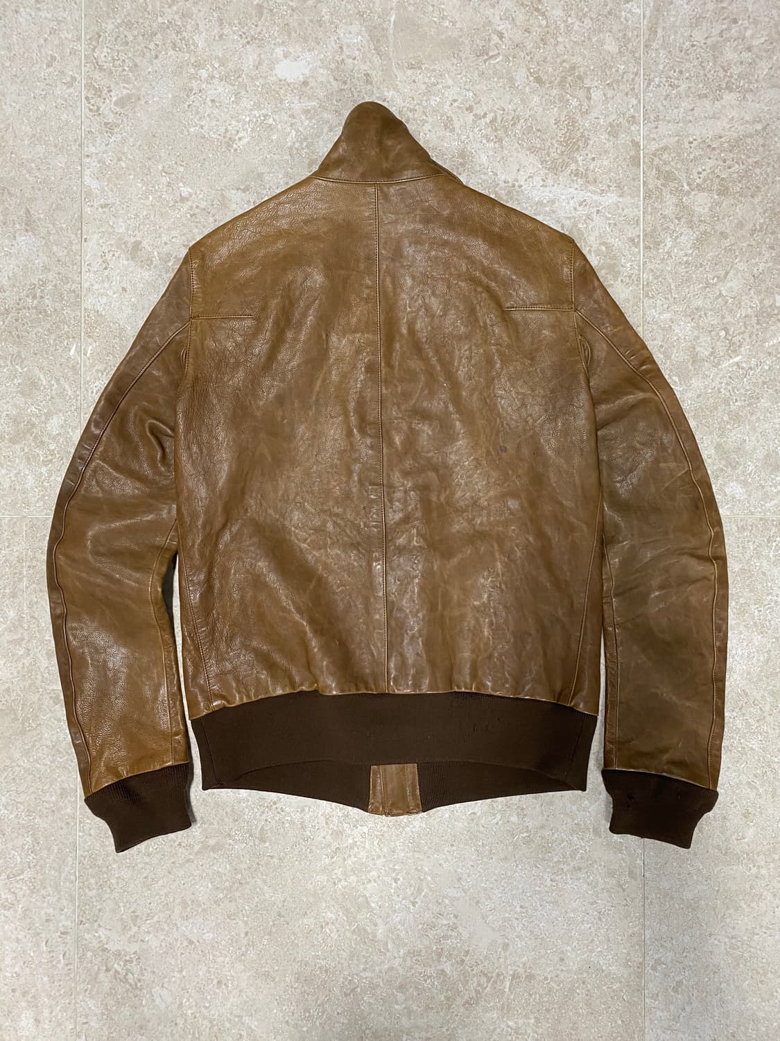 어태치먼트 A-2 레더 자켓 상품이미지2