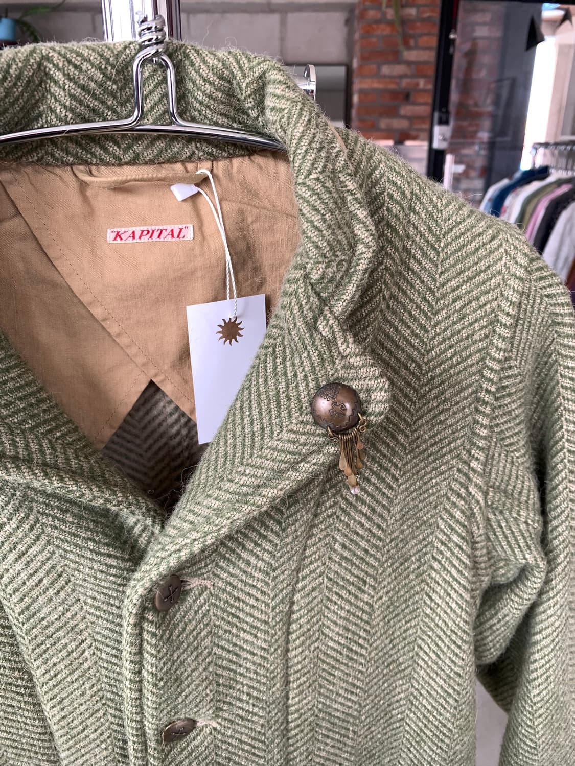 Kapital 캐피탈 해링본 울 블레이저 자켓 상품이미지4