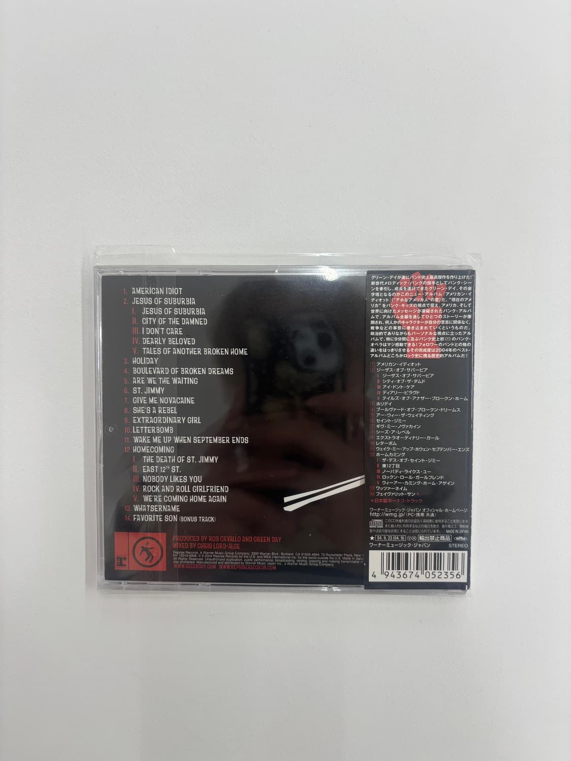 Green Day - American Idiot (일본반 OBI) 상품이미지2