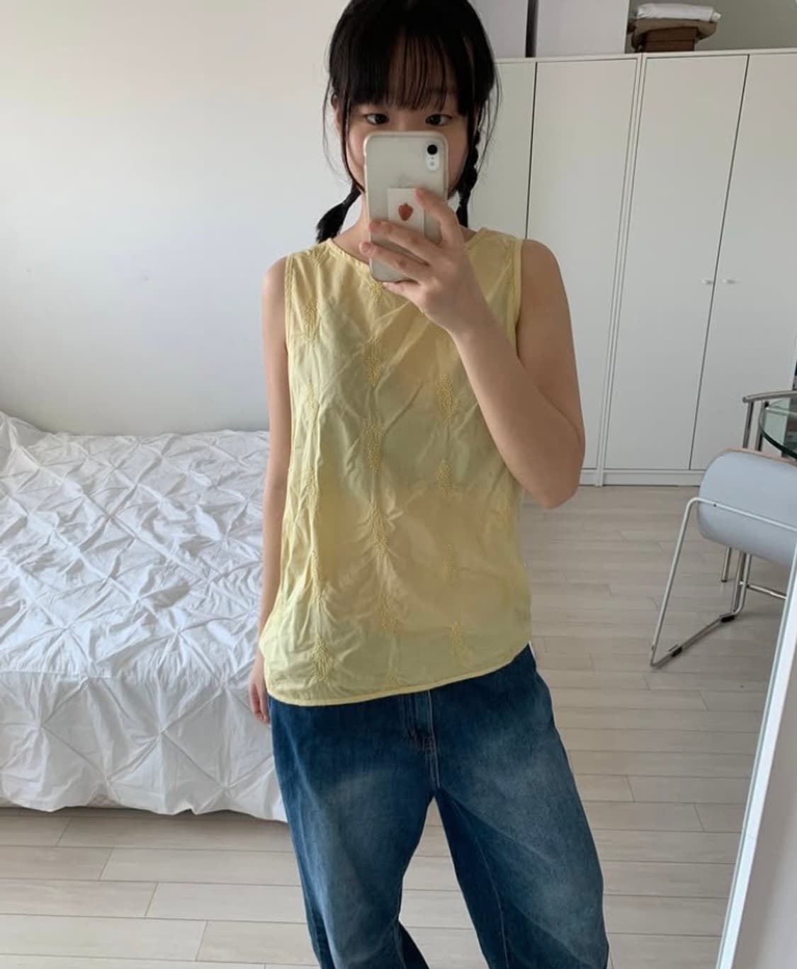 포실홈 포도 자수 블라우스 상품이미지2